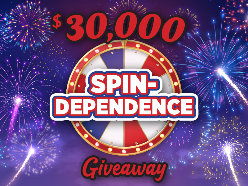 $30,000 Spin-Dependence Giveaway