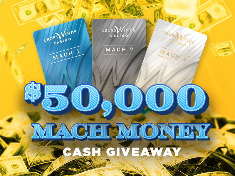 $50,000 Mach Money Cash Giveaway