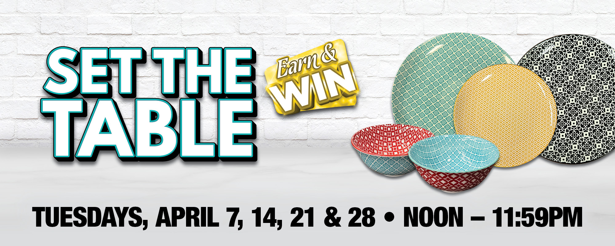 Set the Table Earn & Win