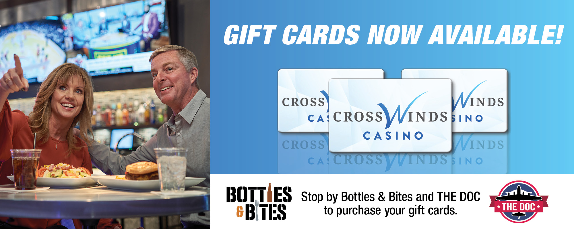 Bottles & Bites Gift Cards Now Available