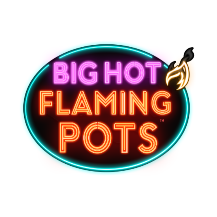 Big Hot Flaming Pots Delicious Delights