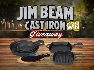 Jim Beam Cast Iron Gift Giveaway Earn & Win