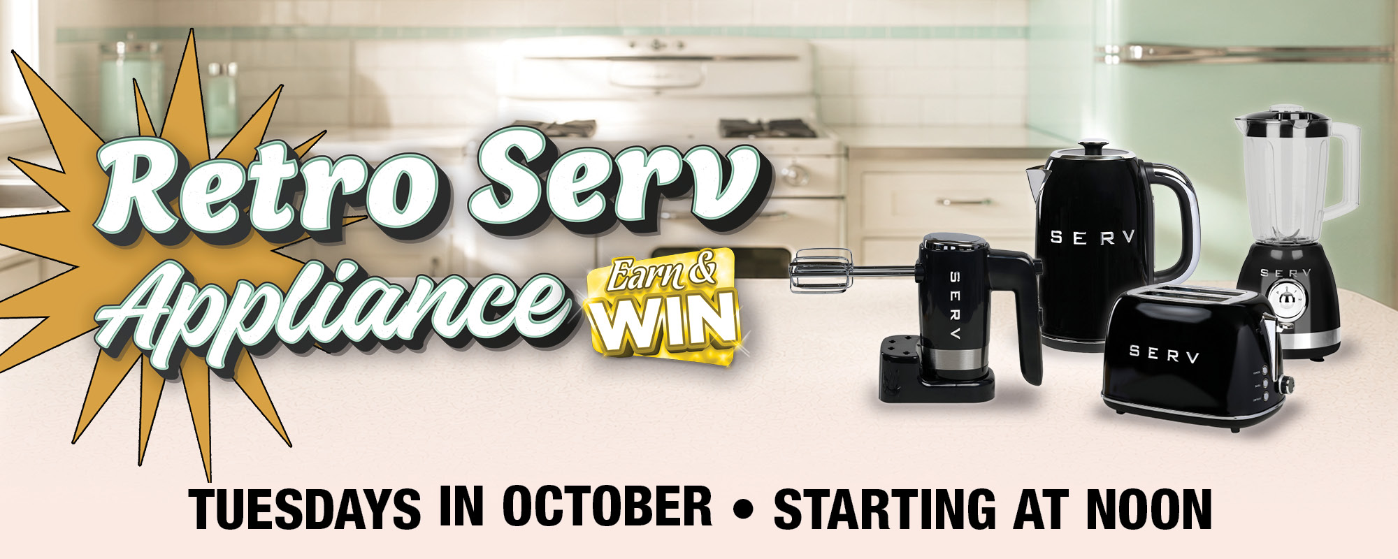Retro Serv Appliance Earn & Win