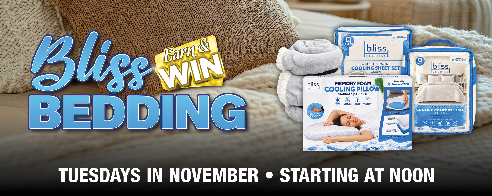 Bliss Bedding Earn & Win